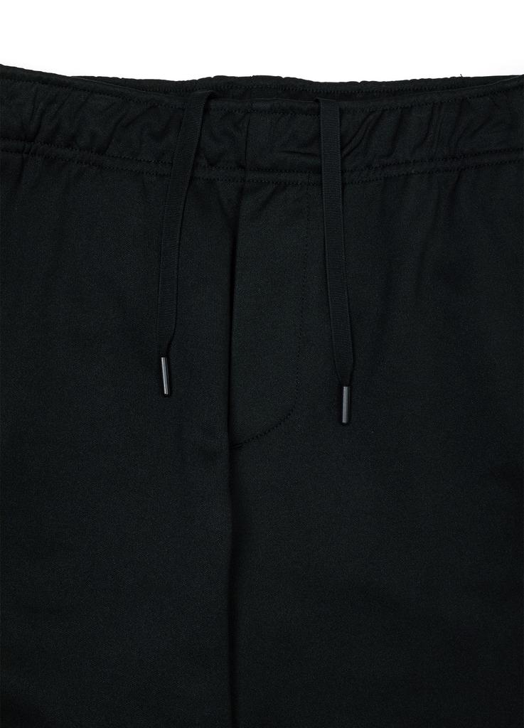 MEN IN JUNGLE Curved Piping Line Bootcut Track Pants - Black