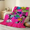 Teen Titans Print Flannel Blanket, High Quality Comfortable for All Seasons, Home Decor, Warmth and Comfort, Perfect for Christmas Gifts