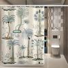 Bathroom Thickened Waterproof Curtain Mildew Proof Shower Curtain Shower Partition Curtain Shower Curtain Bathroom Curtain Free Perforation