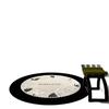 Bedroom Floral Circular Carpet Wear-resistant and Anti Slip Living Room Sofa Coffee Table Carpet