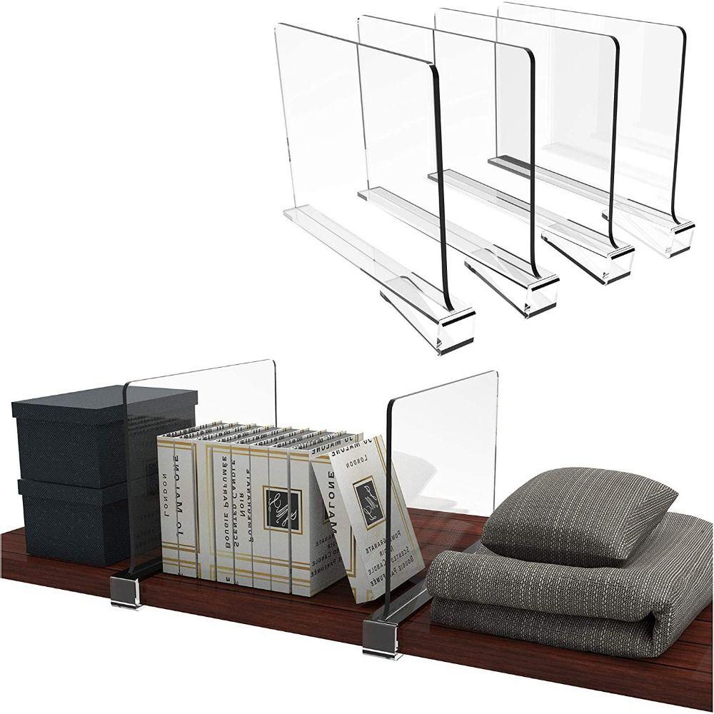 

Organizers Closet Purses Separators Acrylic Cupboard Dividers Organizers Closet Shelf Shelf Divider