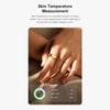 R09 Smart Ring BT 5.2 Fitness Ring Multi Sport Modes Monitoring Body Temperature Health Sleep Monitor 5ATM Waterproof with Case