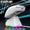 Rechargeable 12000DPI Wireless Mouse with Charging Dock Bluetooth 2.4G Wired Tri-Mode RGB Ergonomic Ultra-Light PC Gaming Mouse