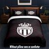 Monaco FC Design Bed Bedding Set 1 Duvet Cover + 2 Pillowcases Soft Breathable Household Bed Linens