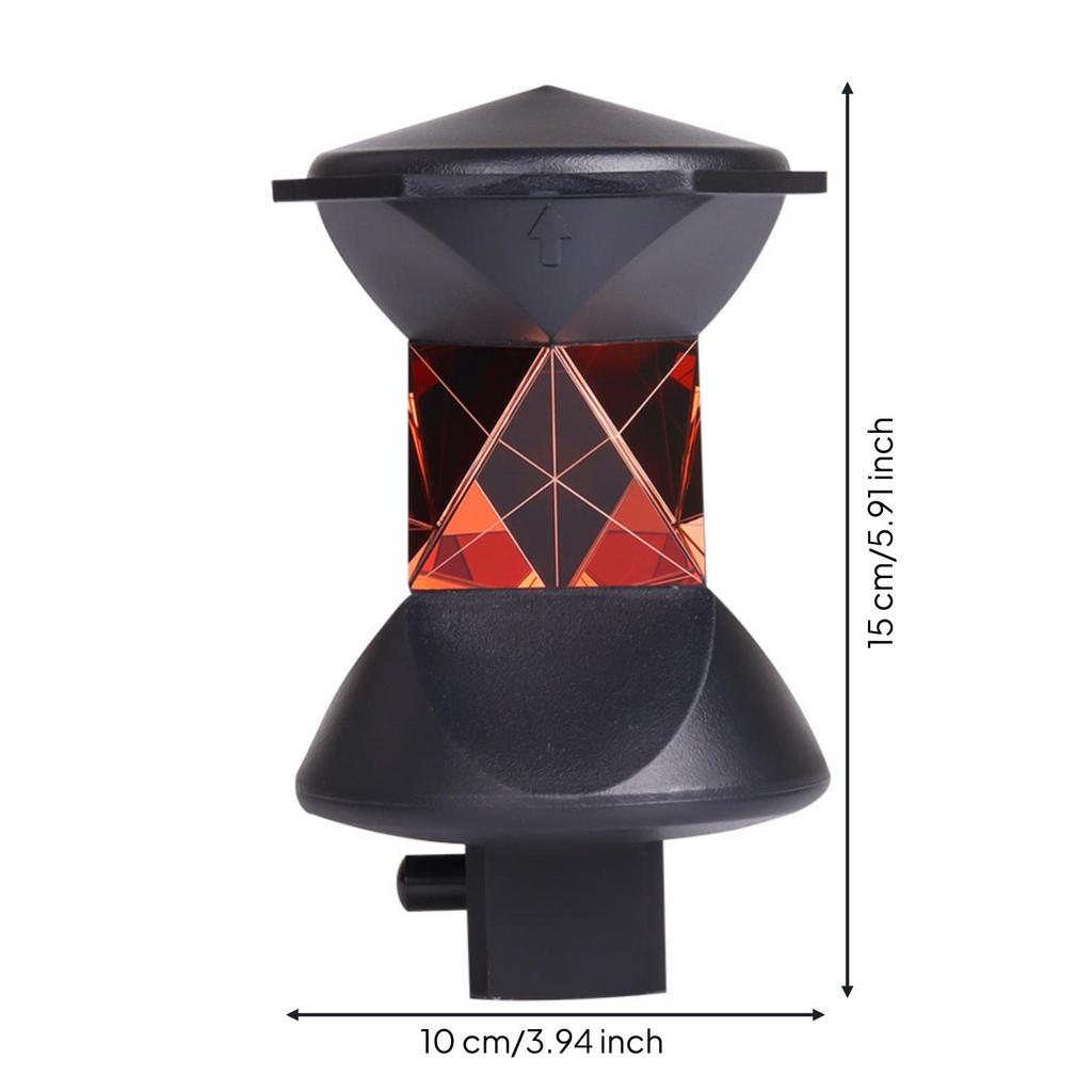 Degree Prism Silver-Coated Surveying Sturdy for Surveyors