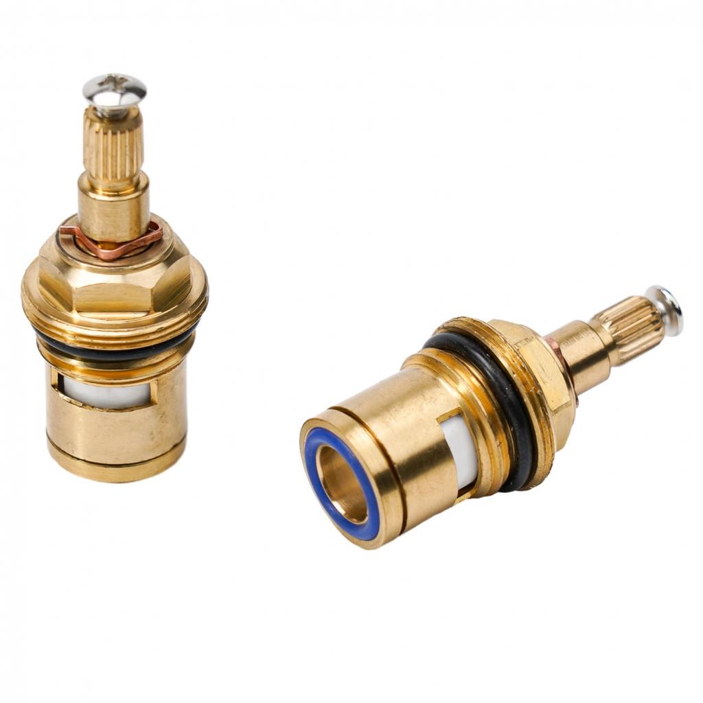 Replacement Tap Valves Brass Ceramic Disc Cartridge Inner Faucet Valve