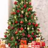 101Pcs Christmas Balls Christmas Tree Ornaments Top Star Xmas Hanging Tree Pendants Home Party Xmas Tree Decor  Year Gifts