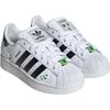 Adidas Minecraft X Superstar 2 J Creeper Kids Sneakers White Cloud-White Core-Black JQ8749