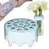 Multipurpose Silicone Grid Flower Arranger Stem Holder For Creative Flower Arranging And Brushes Holders