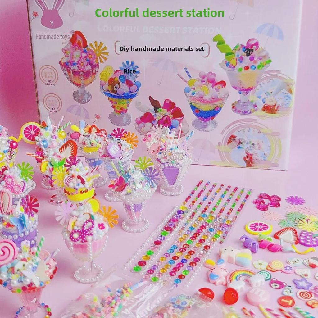 DIY Children's Ice Cream Dessert Cup Toy Set