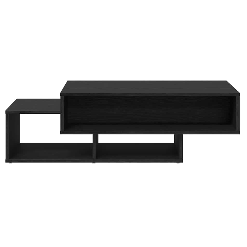 Coffee Table Black Oak Effect 105 X 55 X 32 Cm Engineered Wood