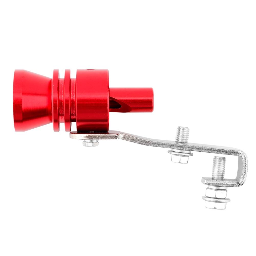 Universal Car Exhaust Pipe Turbo Whistle for Automobile ATV SUV Auto Accessories (Red)