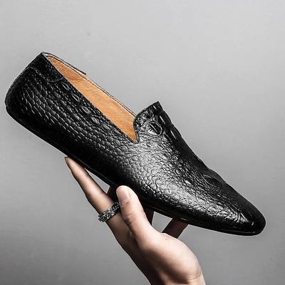 Fashion Men Shoes Moccasins Genuine Leather Casual Driving Slip On Shoes Fashion Men Loafers Outdoor Moccasins Italian Shoes for Men L5