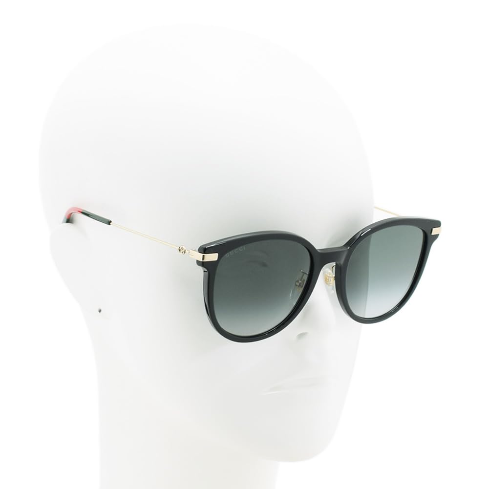 Sunglasses for Lenses GG1196SK 001 Black Gold Green Gray [Gucci] Women,
