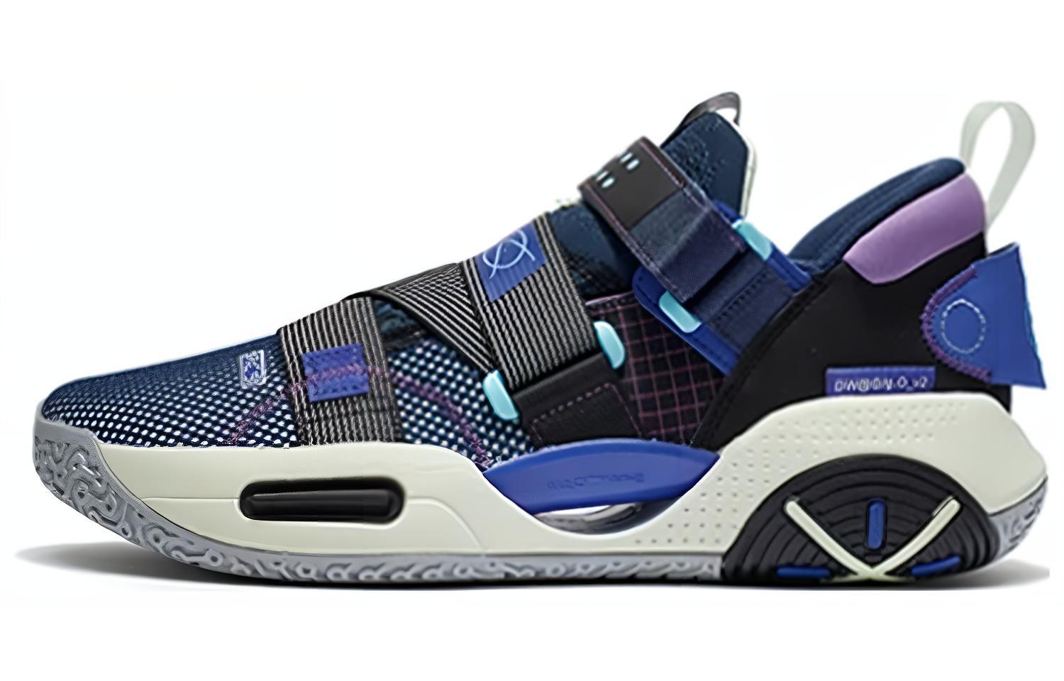 Li Ning All City 9 V2 Fabric Abrasion Resistant Cushioning Breathable Rebound Cushioning Breathable Rebound Low top ABAR075-1 39