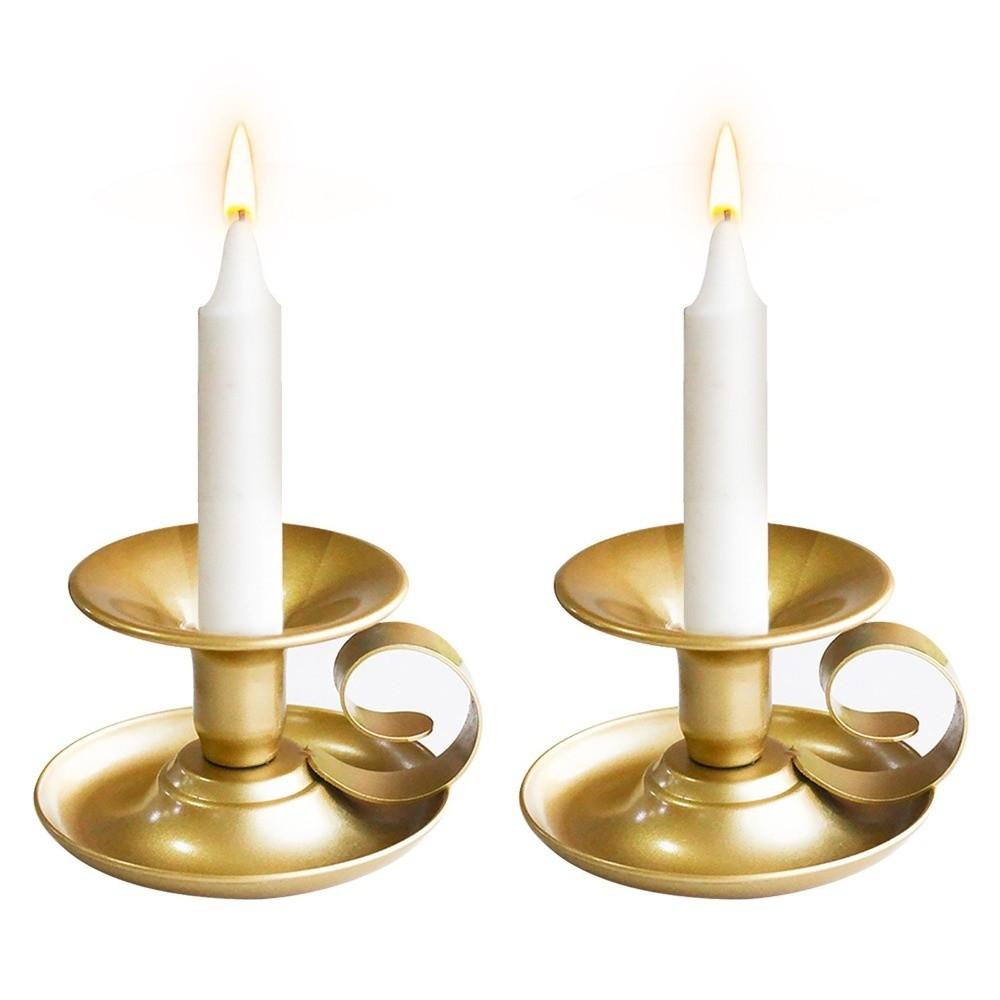 European-Style Tea Cup Candlestick Metal Iron Candle Base Candlestick Holder Candlelight Dinner Props Simple Candle Stand