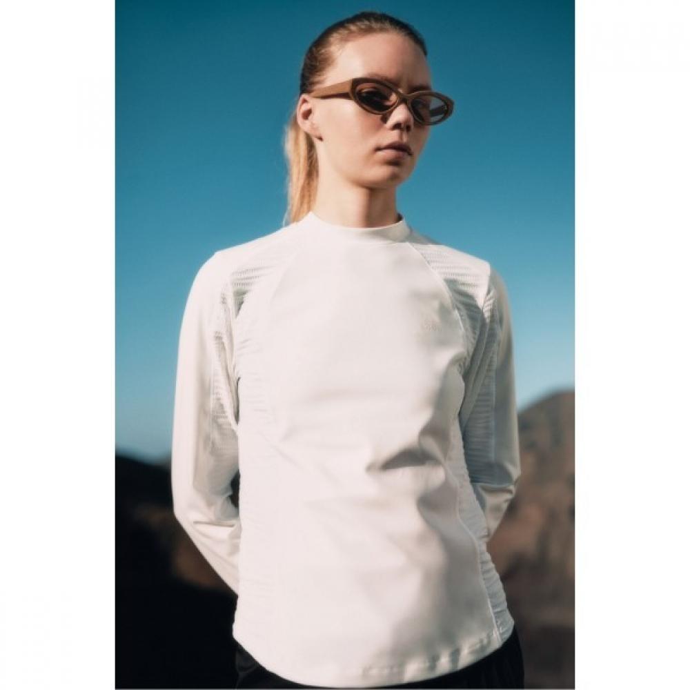 Kolon SportS Women S Mock Neck Crop Tee jktbS25112ivo Ivory/95