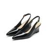 - Back Empty Slope Heel High Heels for Women's Summer New Temperament Pointed Single Shoes for Women