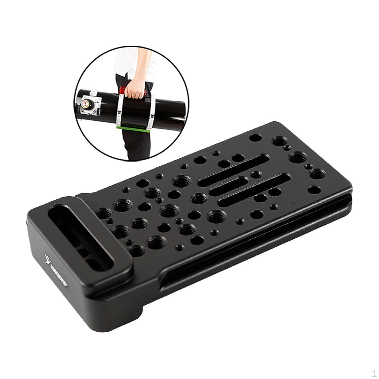 

Astronomical Telescope Wide Orbit Handle Parts Multifunctional Metal Dovetails Plate for чорний