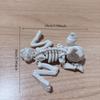 3D Printed Skeleton Rabbit Statues and Movable Skeleton Rabbit Ornaments for Halloween, Day of The Dead, Christmas, and Easter