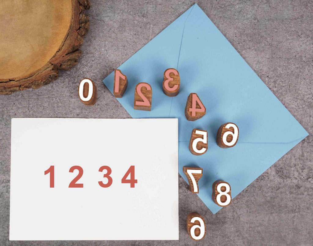 IBA Indianbeautifulart Textile  Printing  Block  0-9 Number  Hand Carved  Wood  Numbers  Wooden  Stamp  Wood  Block