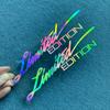 1 Pair 16cm Long LIMITED EDITION Reflective Car Stickers Motorcycle Moto Body Helmet Windshield Accessories Decals For BMW Honda Sl2