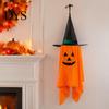Seasonal Celebration Accents Cute Halloween Hanging Decor, Pumpkin Ghost Pendant with Night Home Ornaments Wizard Hat, Spooky Witch Ornament for Party