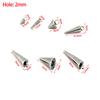 20Pcs/Lot Stainless Steel Metal Circular Cone Charms Pendants Necklace Earrings Accessories for DIY Jewelry Making Suppliers