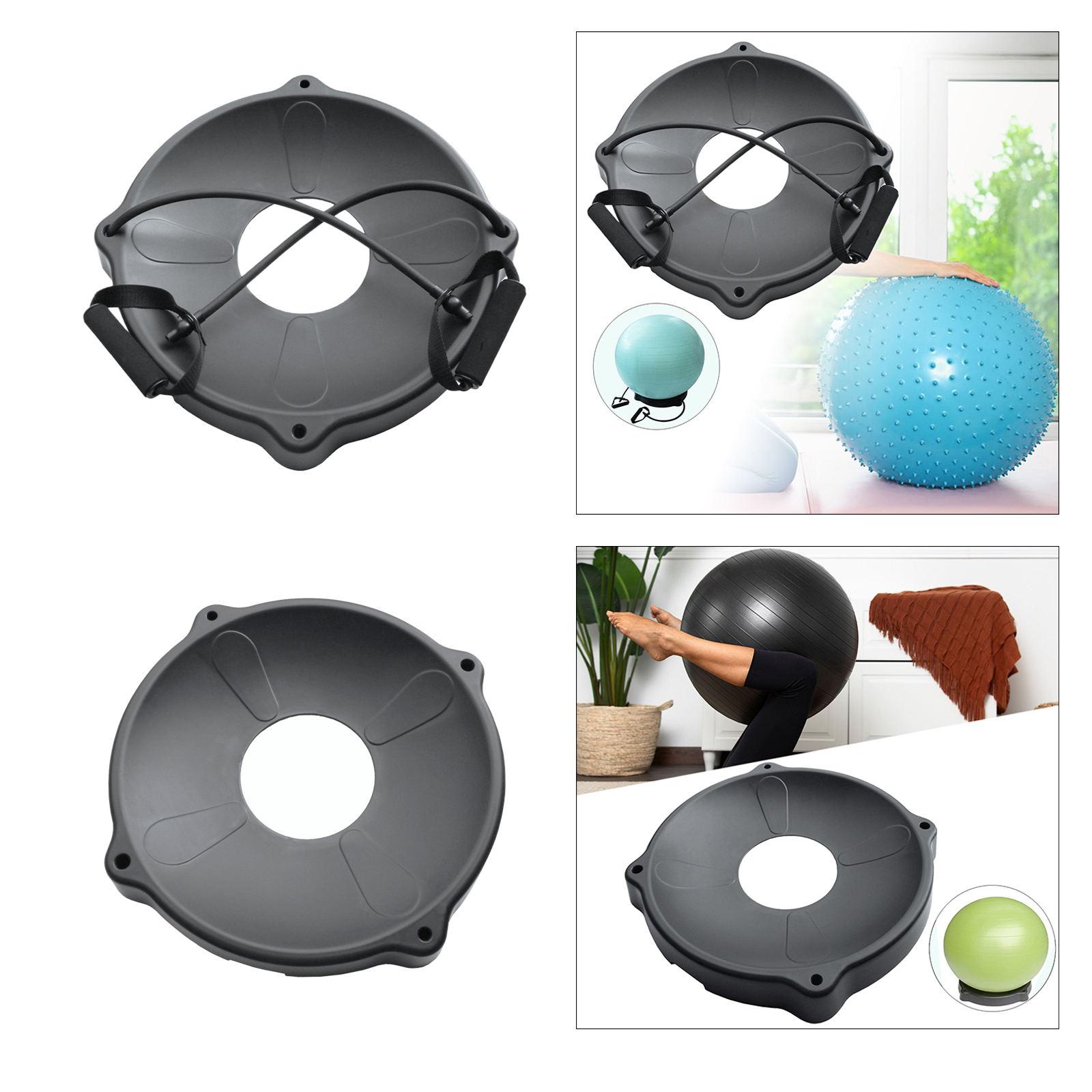 Yoga Ball Chair Stand Base, Exercise Ball Base, Yoga Ball Holder Stand Yoga Ball Support for Office Pilates Indoor