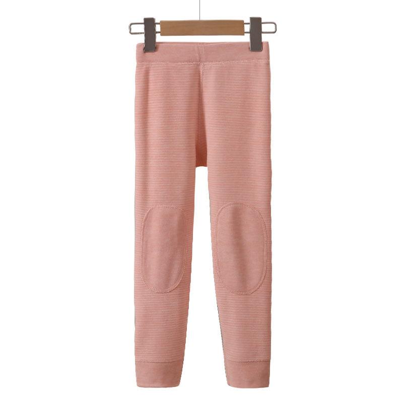 

Детские термобрюки Осень Зима Защита колен Тутовые шелковые шерстяные термобрюки Артефакт школьной формы Базовый слой Мягкие Антибактериальные 120cm розовый