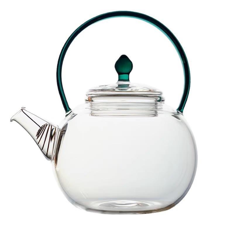 

Mini High Borosilicate Glass Teapot with Lifting Handle