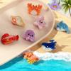 Cute and Fun Ocean Animal Small Hair Clips, Shell and Dolphin Bangs Clips, Side Clips, Starfish Hair Claws, Women's Hair Accessories for Da