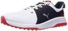 Golf Spikeless Shoes Grip Fusion Pro 23 Colors PUMA Blazer cm [PUMA] 3.0 Men's Fall/Winter White/PUMA Silver/Navy (194467) 26.5