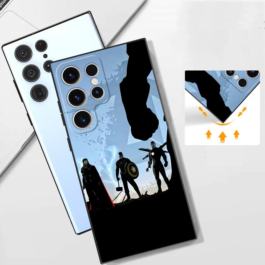 Case for Samsung Galaxy S26 Note 20 Ultra 8 9 10 S24 Plus S25 Ultra S23 S20 S21 FE S10 S9 Funda Phone Cover Marvel Innovation