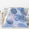 Blue marble pattern Printed Blanket for Sofa Bed Travel Camping Living Room Office Conditioning Blanket for All Seasons Gifts