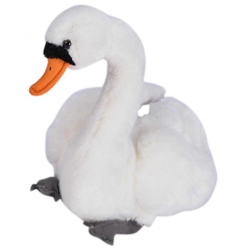Super Soft Stuffed Plush Toy Simulated Animal Swan Toy Kids Baby Doll Toys -