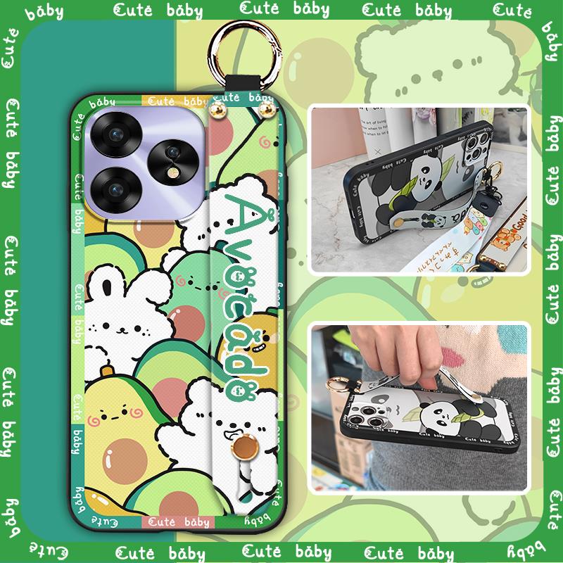 Phone Holder Anti-knock Phone Case For UMIDIGI A15/A15C Fashion Design Durable Cartoon Waterproof Protective Lanyard