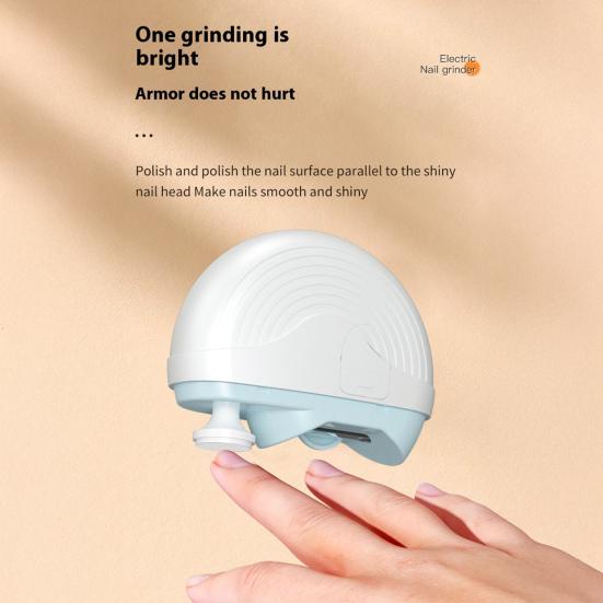 Yousheng 2-In-1 Electric Nail Clipper Automatic Kids Adults Seniors Nail Trimmer with LED Light Baby Manicure Grinding File Fingernail Cutter Polisher