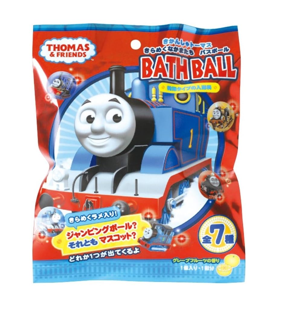 

Набор из 6 бомбочек для ванны «Томас и его друзья», Искрящиеся друзья, Аромат грейпфрута, OB-TOB-3-1