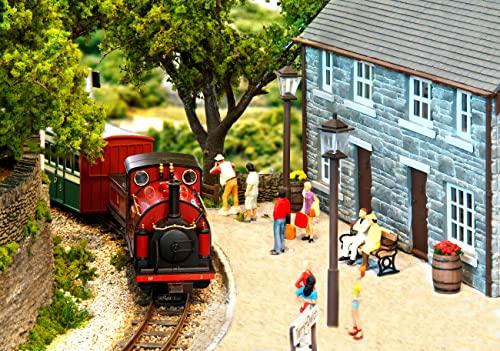 KATO 51-201B Narrow Gauge KATO/PECO (OO-9) Small England Prince Red Railway Model Steam Locomotive