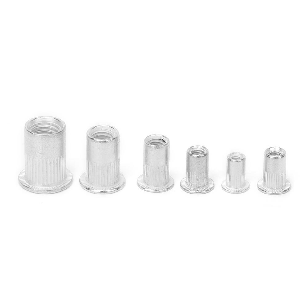 150pcs M3 M4 M5 M6 M8 Aluminum Rivet Nut Threaded Insert Nuts Kit Hardware Fasteners