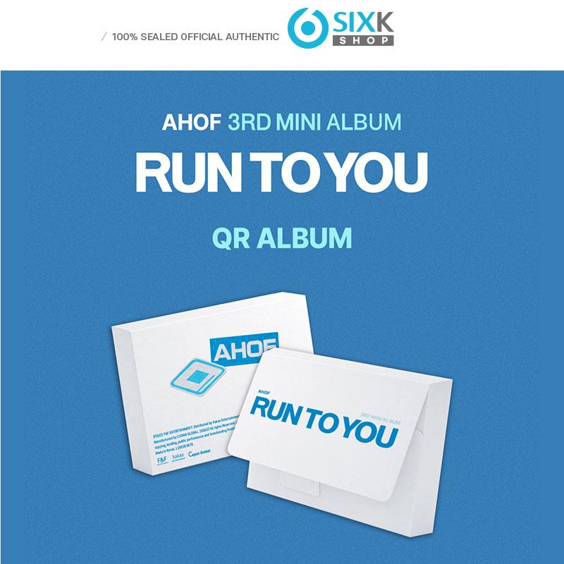 [Предзаказ] AHOF 3-й мини-альбом [RUN TO YOU] QR ALBUM Вер. [NO POB] 1EA