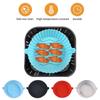 Air Fryer Silicone Mat With Holder Reusable Air Fryer Oven Accessory
