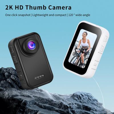 Caméra pouce HD 2K: Enregistreur Compact d'Extérieur pour Vlog & Sports