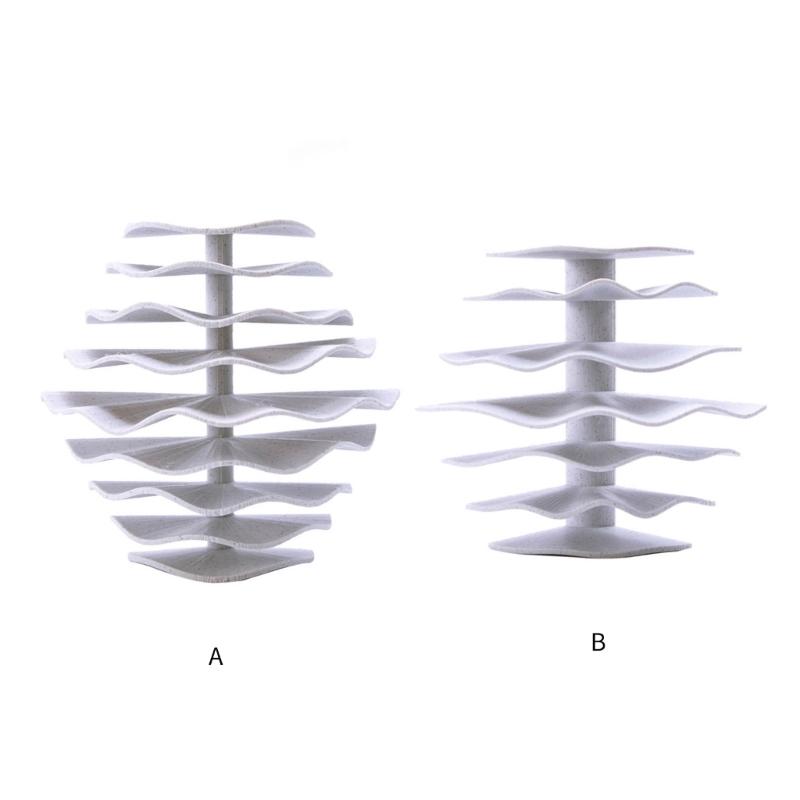 Multi Tiers Corner Shelter for Shrimp Breeding and Hidings 3D Printing Habitats Resting Place for Aquariums Enthusiasts