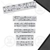 RAPL8 Bright Silver For Skoda Kodiaq Karoq Kamiq Superb Octavia Rapid 4X4 Fabia Yeti Metal Badge 3D Stickers Car Trunk Body Decal