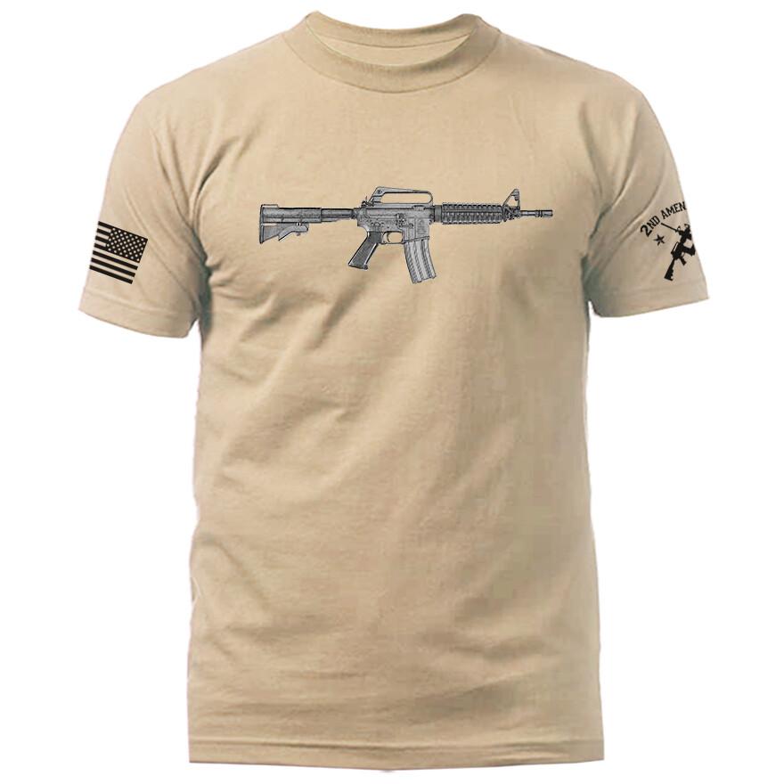 AR15 2nd Amendment American Pride Gun Patriotic Graphic Tshirt Unisex T-Shirt
