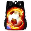 Football School Bag High Definition Waterproof Printing Multi-Functional Load Reduction Ridge Backpack