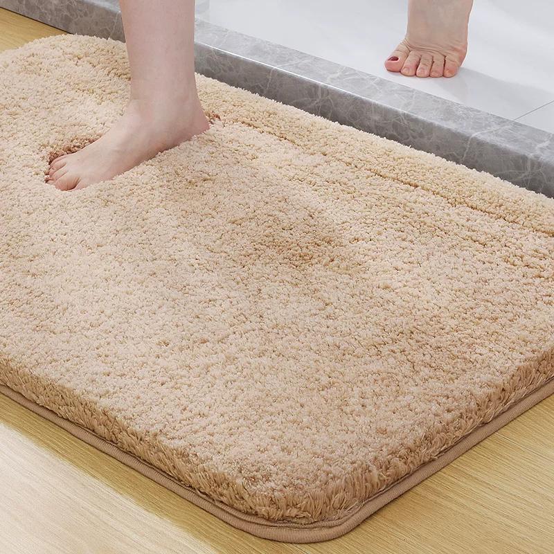 Bathroom Non-Slip Floor Mat, Bathroom Absorbent Mat, Toilet Non-Slip Carpet, Bathroom Foot Mat, Bathroom-Specific Floor Mat
