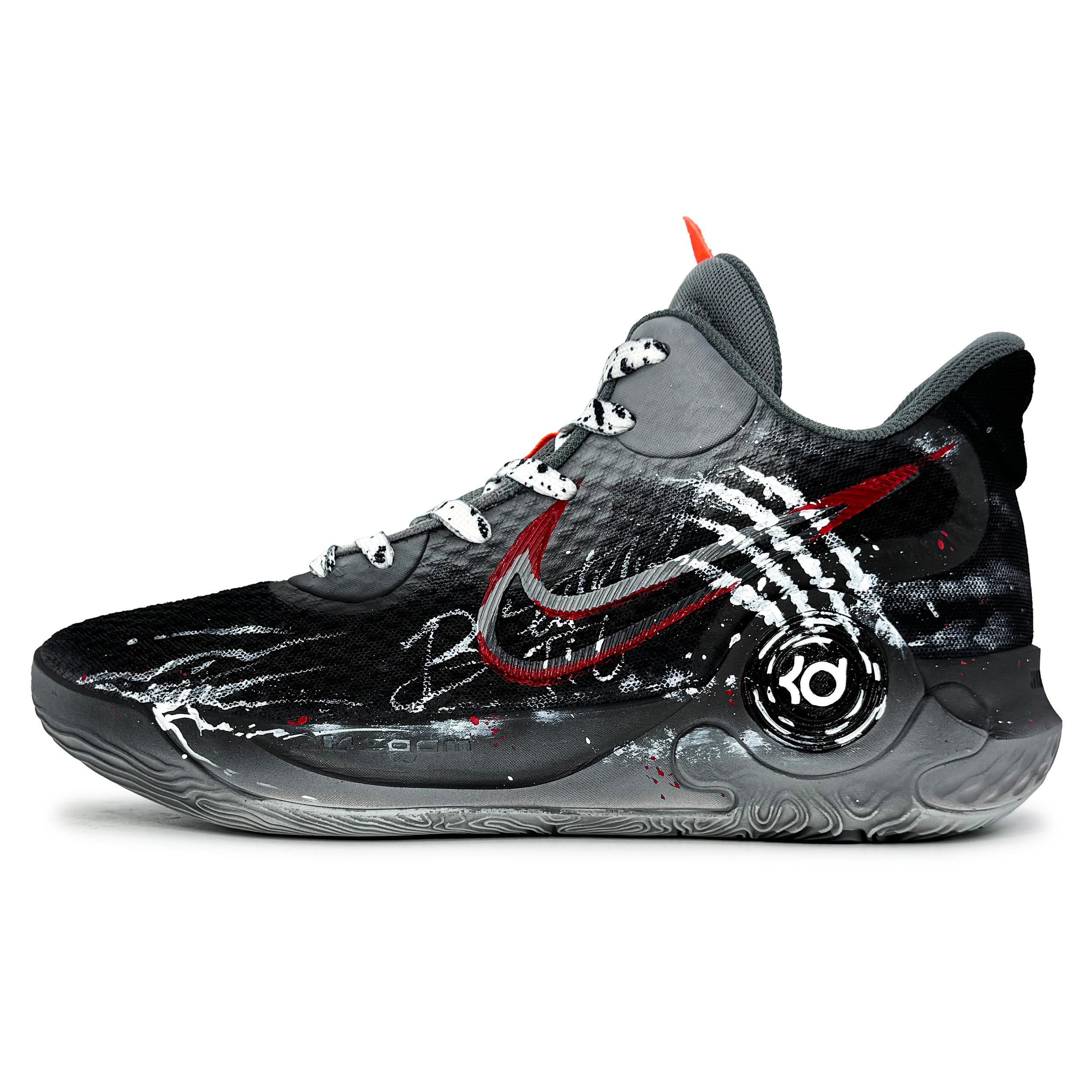 

Nike KD Trey 5 IX Cushioning Slip Resistant Abrasion Resistant Breathable CW3402-011(Team317-) 41